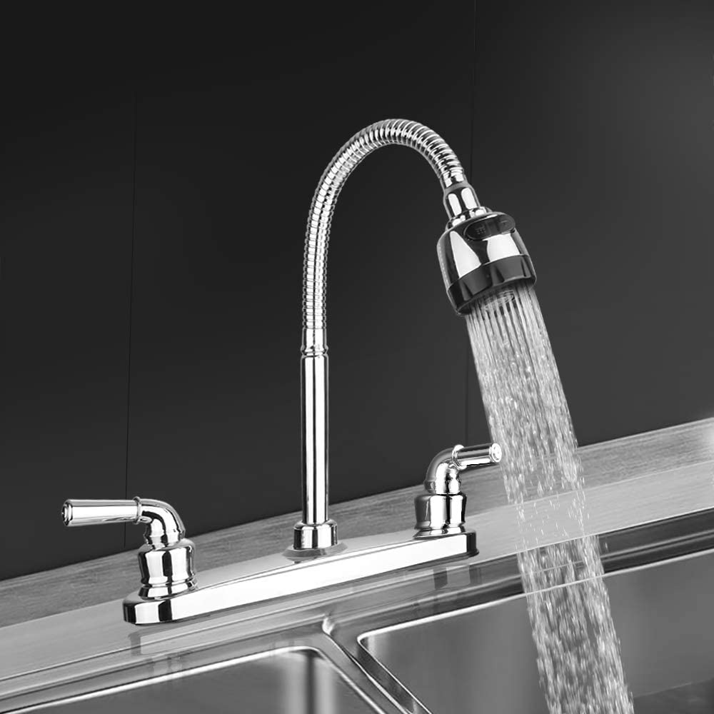 Delta Faucet 21987LF Two Handle Kitchen Faucet, Chrome - Touch On