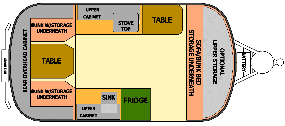 scamp travel trailer layouts