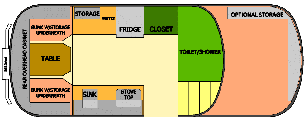 scamp travel trailer layouts