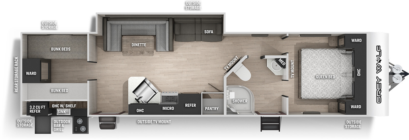 Guide to the Cherokee Grey Wolf Camper
