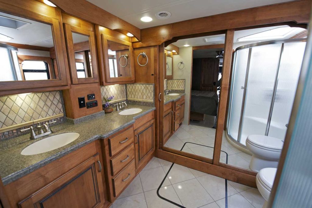 One of the Top RV Questions Do RVs Have Showers?